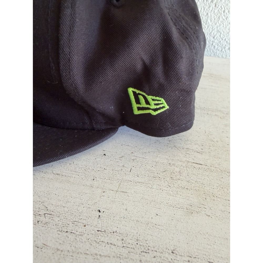 Monster Energy Hat Men Black Embroidered 9Fifty New Era Snap Back Cap Cotton - Picture 3 of 9